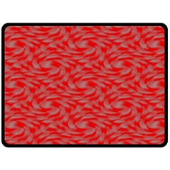 Background Abstraction Red Gray Fleece Blanket (Large) 