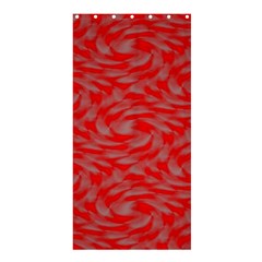 Background Abstraction Red Gray Shower Curtain 36  X 72  (stall) 