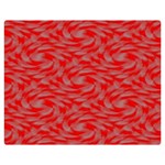 Background Abstraction Red Gray Double Sided Flano Blanket (Medium)  60 x50  Blanket Front