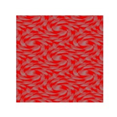 Background Abstraction Red Gray Small Satin Scarf (square)