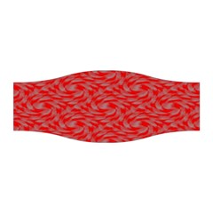 Background Abstraction Red Gray Stretchable Headband by HermanTelo