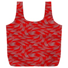 Background Abstraction Red Gray Full Print Recycle Bag (xxl) by HermanTelo