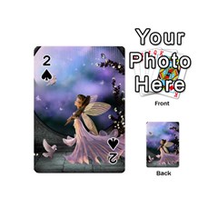 Little Fairy With Dove Playing Cards 54 Designs (mini) by FantasyWorld7