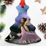 Little Fairy With Dove Ornament (Christmas Tree)  Front