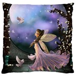 Little Fairy With Dove Large Cushion Case (One Side) Front