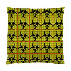 Biohazard Sign Standard Cushion Case (two Sides) by ArtworkByPatrick