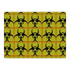 Biohazard Sign Double Sided Flano Blanket (mini)  by ArtworkByPatrick