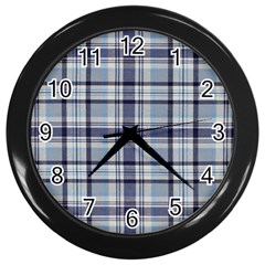 Tartan Design 2 Wall Clock (black) by impacteesstreetwearfour