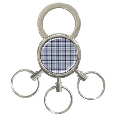 Tartan Design 2 3-ring Key Chain by impacteesstreetwearfour