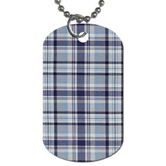 Tartan Design 2 Dog Tag (one Side) by impacteesstreetwearfour