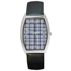 Tartan Design 2 Barrel Style Metal Watch by impacteesstreetwearfour