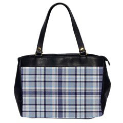 Tartan Design 2 Oversize Office Handbag (2 Sides)