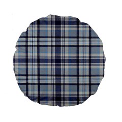 Tartan Design 2 Standard 15  Premium Round Cushions by impacteesstreetwearfour