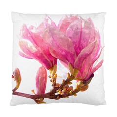 Magnolia Roze aquarel watercolor Standard Cushion Case (One Side)