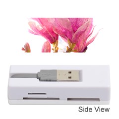 Magnolia Roze Aquarel Watercolor Memory Card Reader (stick) by picsaspassion