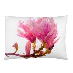 Magnolia Roze aquarel watercolor Pillow Case (Two Sides)