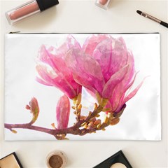 Magnolia Roze aquarel watercolor Cosmetic Bag (XXL)