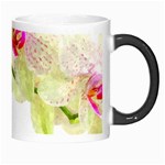 Phalenopsis orchid white lilac watercolor aquarel Morph Mugs Right