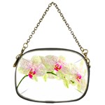 Phalenopsis orchid white lilac watercolor aquarel Chain Purse (Two Sides) Front