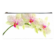 Phalenopsis Orchid White Lilac Watercolor Aquarel Pencil Cases by picsaspassion