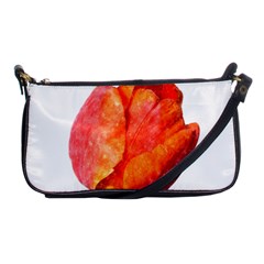 Spring Tulip Red Watercolor Aquarel Shoulder Clutch Bag by picsaspassion