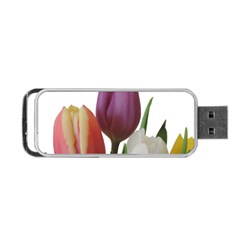 Tulips Spring Bouquet Portable Usb Flash (one Side) by picsaspassion