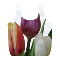 Tulips Spring Bouquet Full Print Recycle Bag (l) by picsaspassion