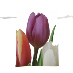 Tulips Spring Bouquet  Lightweight Drawstring Pouch (xl)