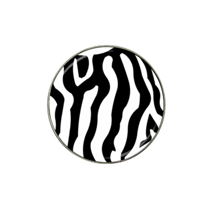 Wild Zebra pattern black and white Hat Clip Ball Marker (10 pack)