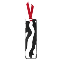 Wild Zebra Pattern Black And White Small Book Marks by picsaspassion