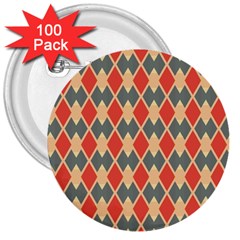 Illustrations Triangle 3  Buttons (100 Pack)  by Mariart