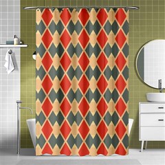 Illustrations Triangle Shower Curtain 48  X 72  (small)  by Mariart