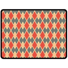 Illustrations Triangle Double Sided Fleece Blanket (large)  by Mariart