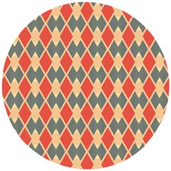 Illustrations Triangle Wooden Puzzle Round