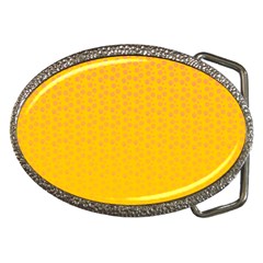 Background Polka Yellow Belt Buckles