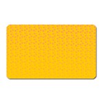 Background Polka Yellow Magnet (Rectangular) Front