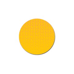 Background Polka Yellow Golf Ball Marker