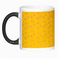 Background Polka Yellow Morph Mugs