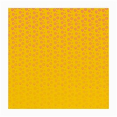 Background Polka Yellow Medium Glasses Cloth