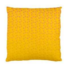 Background Polka Yellow Standard Cushion Case (two Sides)