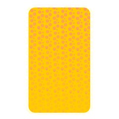 Background Polka Yellow Memory Card Reader (Rectangular)