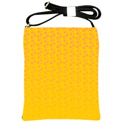 Background Polka Yellow Shoulder Sling Bag