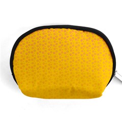 Background Polka Yellow Accessory Pouch (medium)