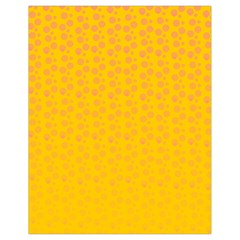 Background Polka Yellow Drawstring Bag (small)