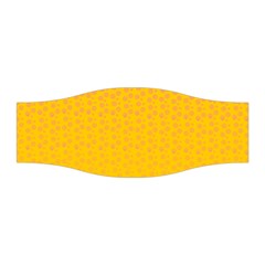 Background Polka Yellow Stretchable Headband