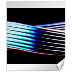 Motion Line Illustrations Canvas 8  X 10 