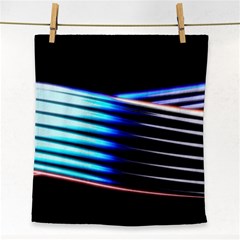 Motion Line Illustrations Face Towel