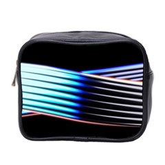 Motion Line Illustrations Mini Toiletries Bag (two Sides)