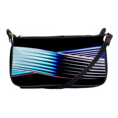 Motion Line Illustrations Shoulder Clutch Bag