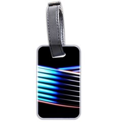 Motion Line Illustrations Luggage Tag (two Sides)